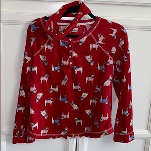 Pug Lovers!! Cozy pajama top with headband!